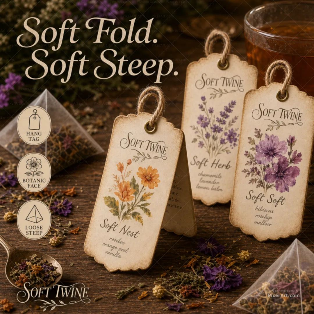 Soft Twine Soft Botanical Tea Tags