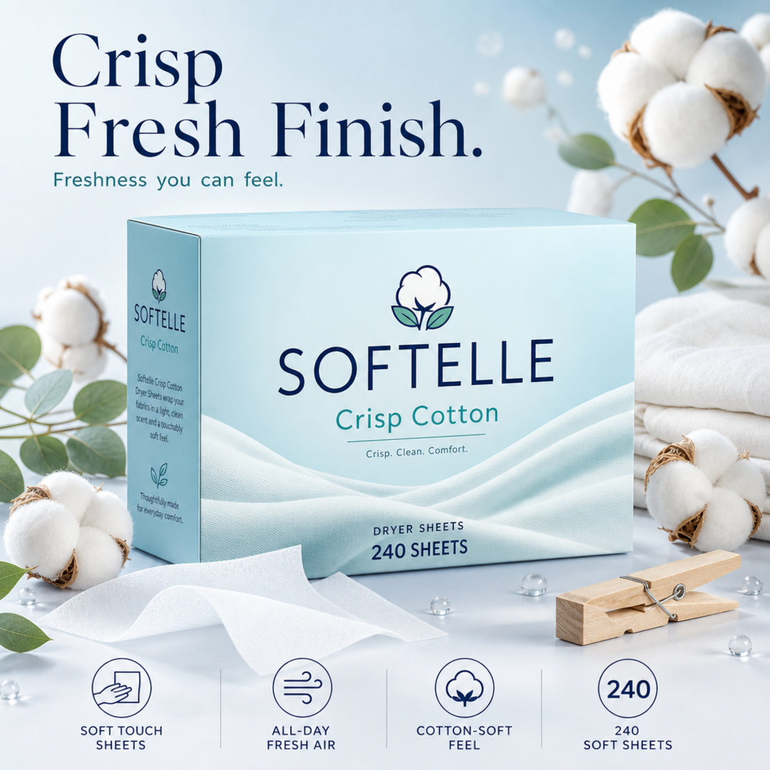 Softelle Crisp Cotton Dryer Sheets