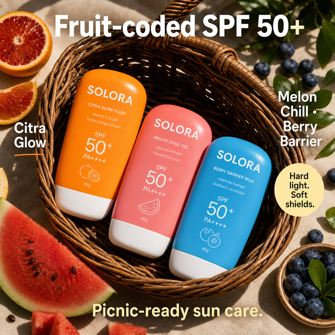 Solora Fruit SPF Basket Trio