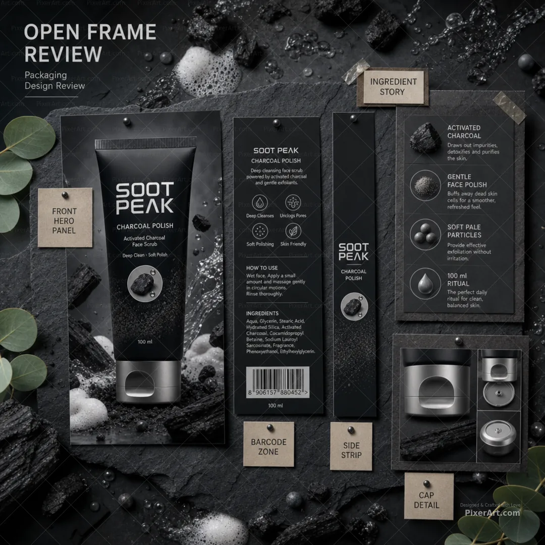 Open frame mockup