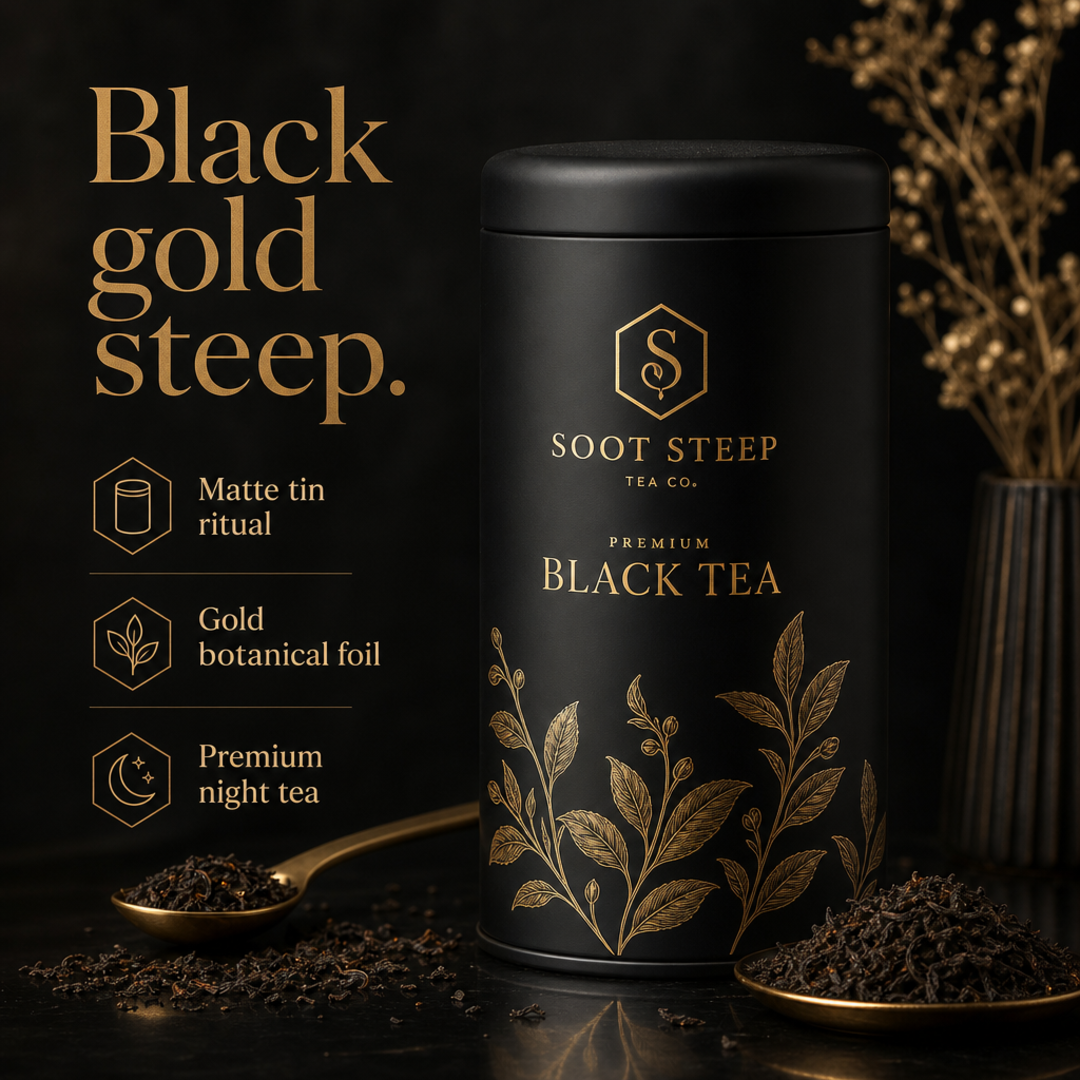 Soot Steep Black Tea Tin