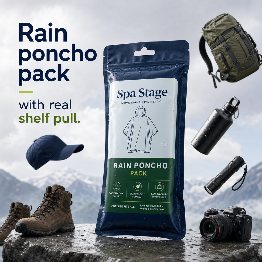 Spa Stage Rain poncho pack
