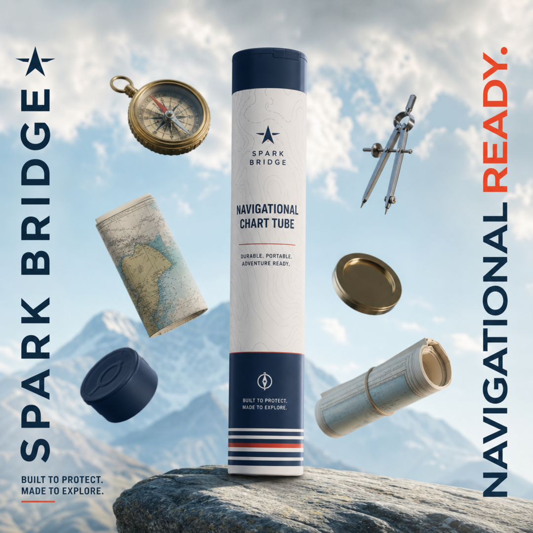 Spark Bridge Navigational Chart Tube Mailer