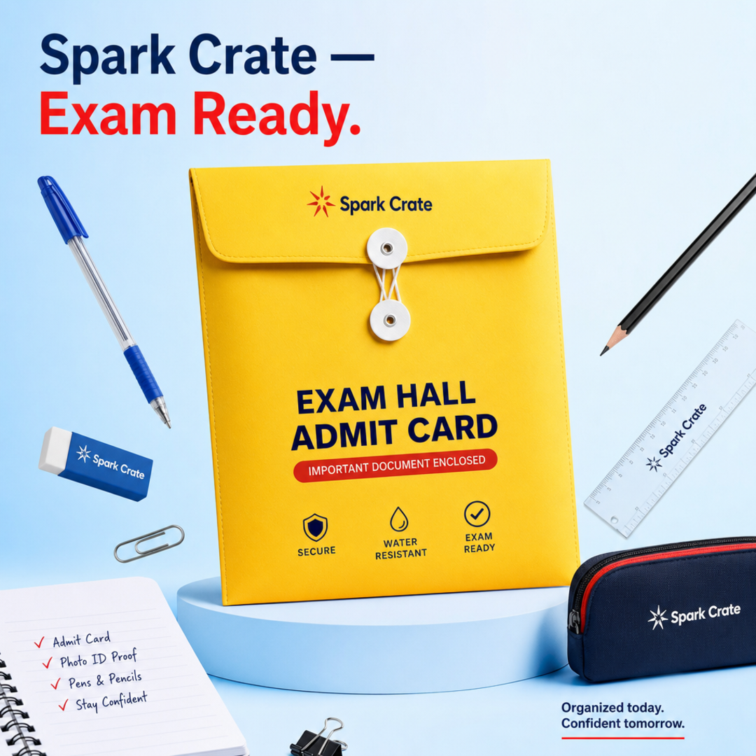 Spark Crate Exam Hall Admit-Card Envelope