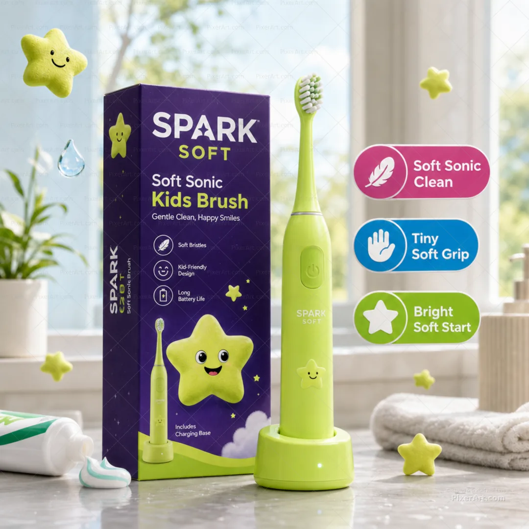 Spark Soft Soft Sonic Kids Brush