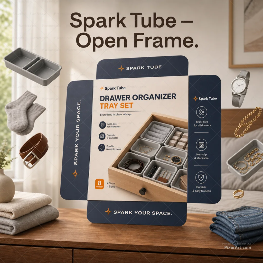 Open frame mockup