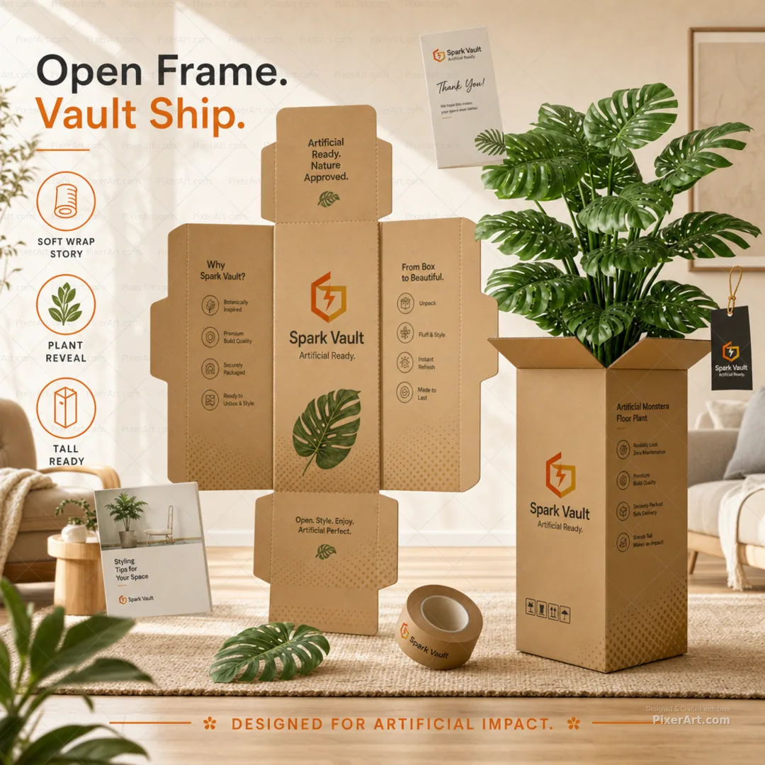 Open frame mockup