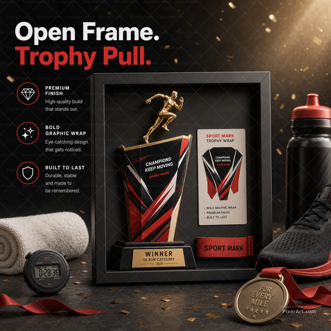 Open frame mockup