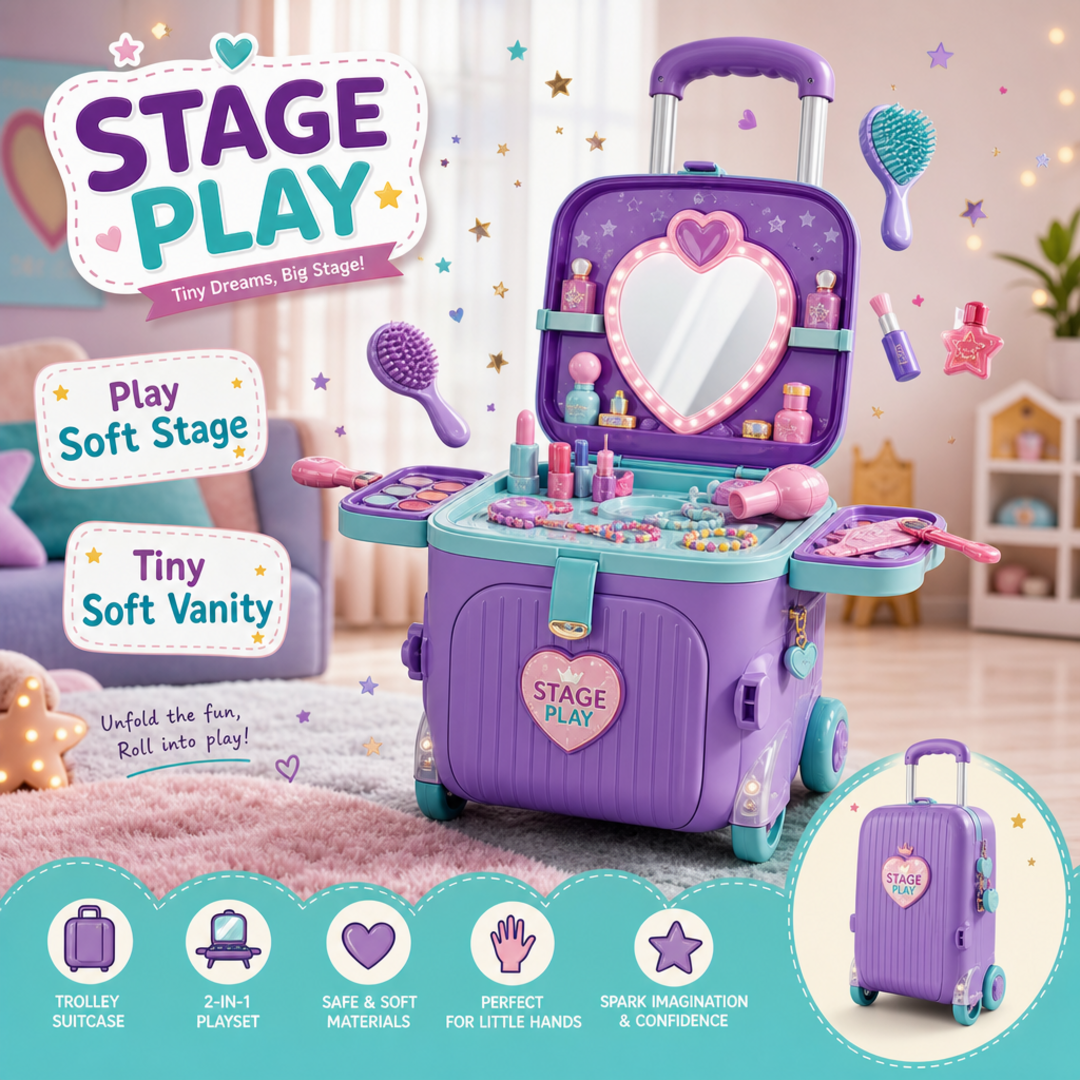 Stage Play Vanity Trolley