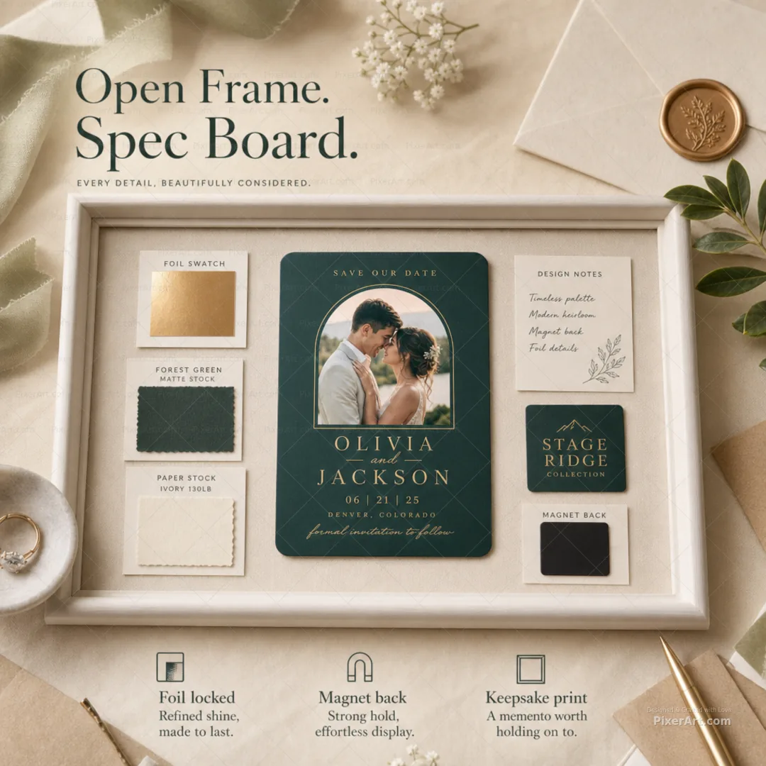 Open frame mockup