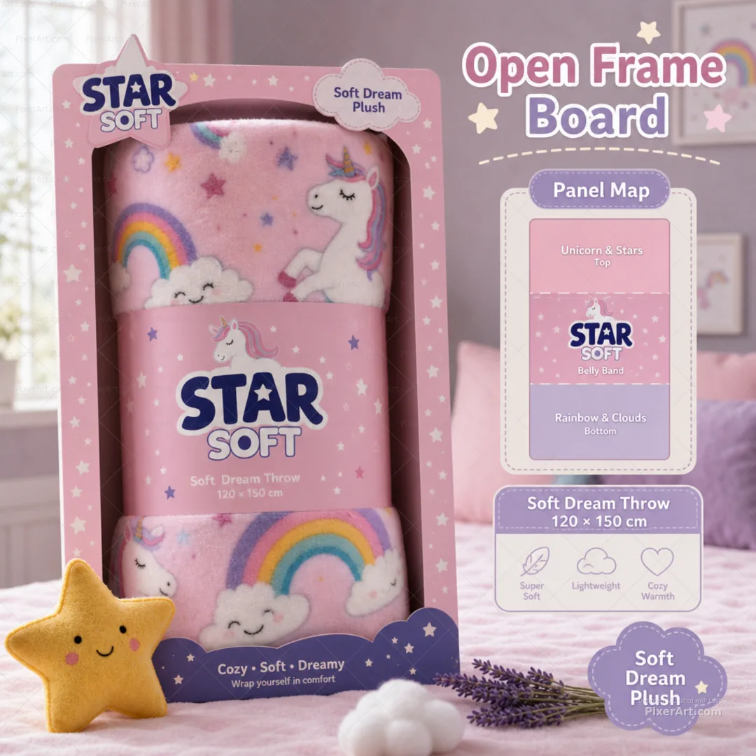Open frame mockup