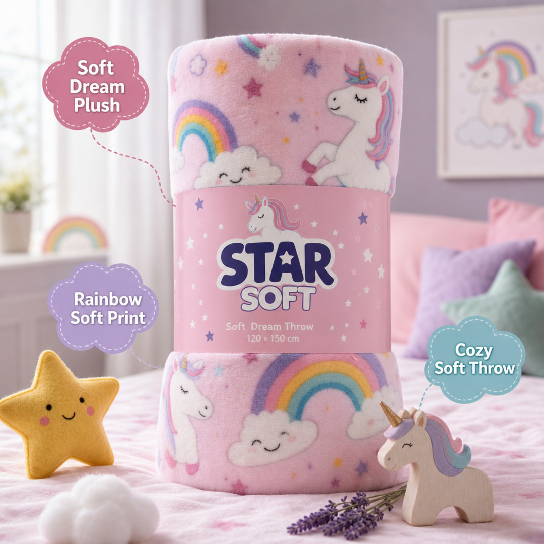 Star Soft Soft Dream Throw