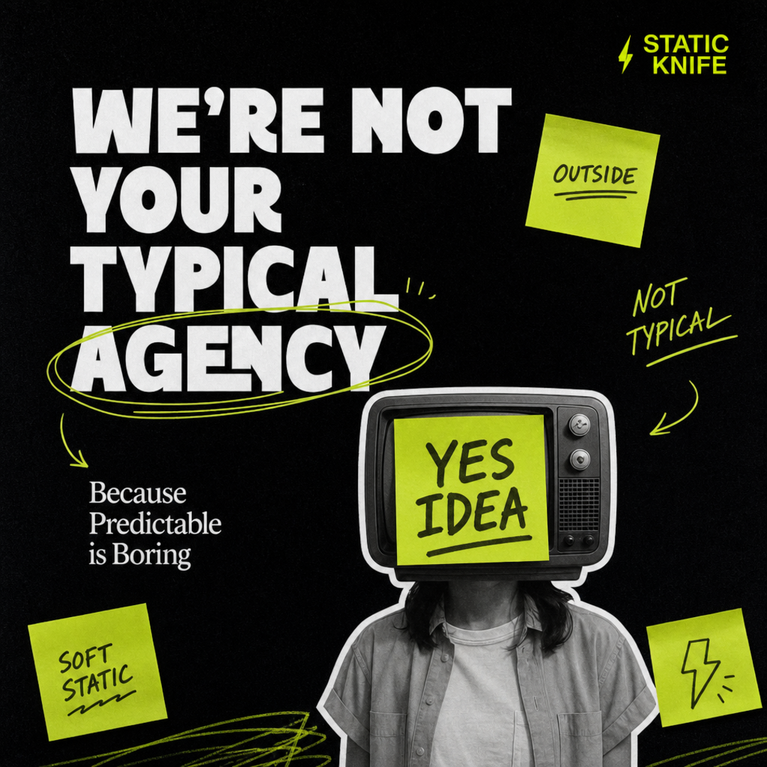Static Knife Agency Poster