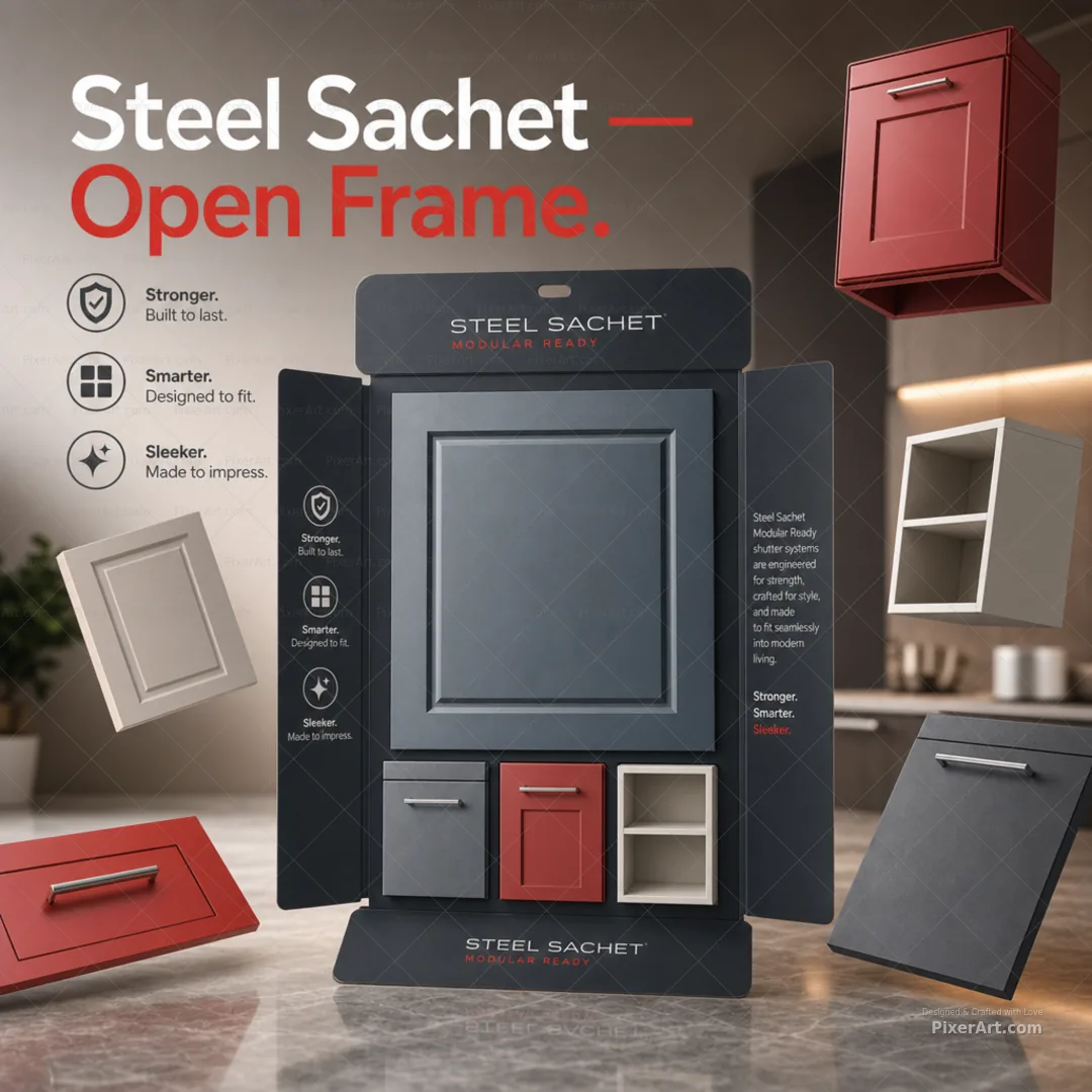 Open frame mockup
