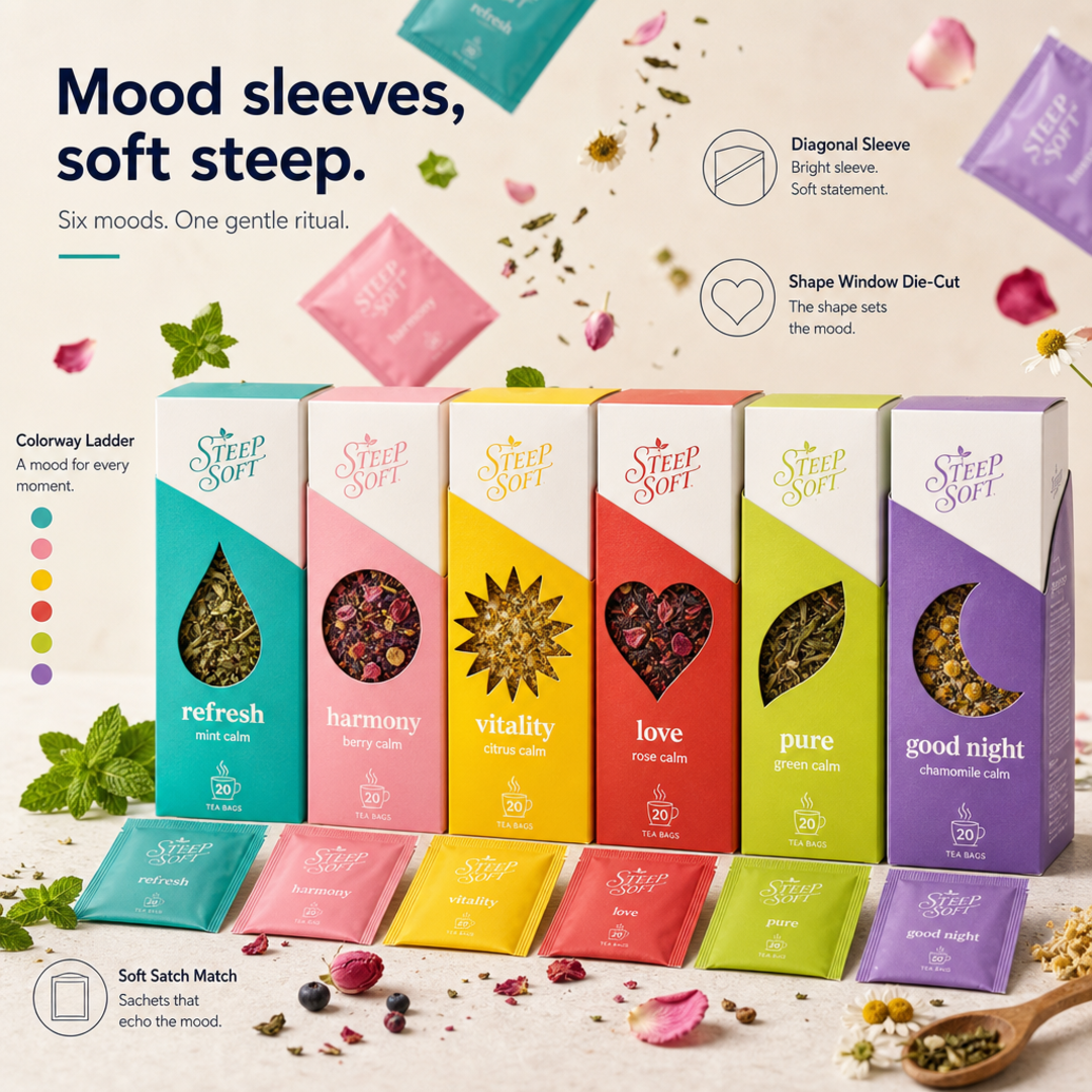Steep Soft Mood Tea Sleeves