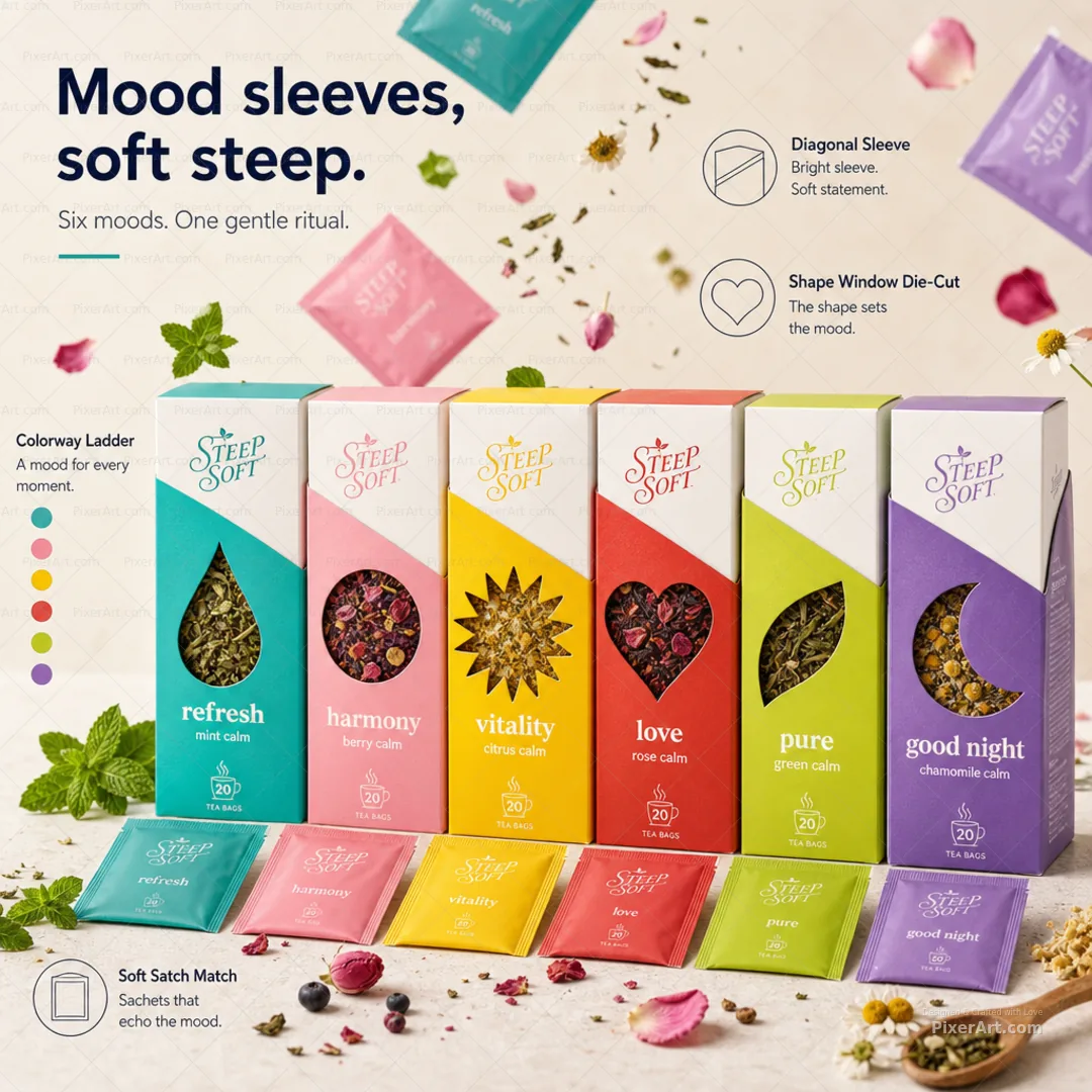 Steep Soft Mood Tea Sleeves