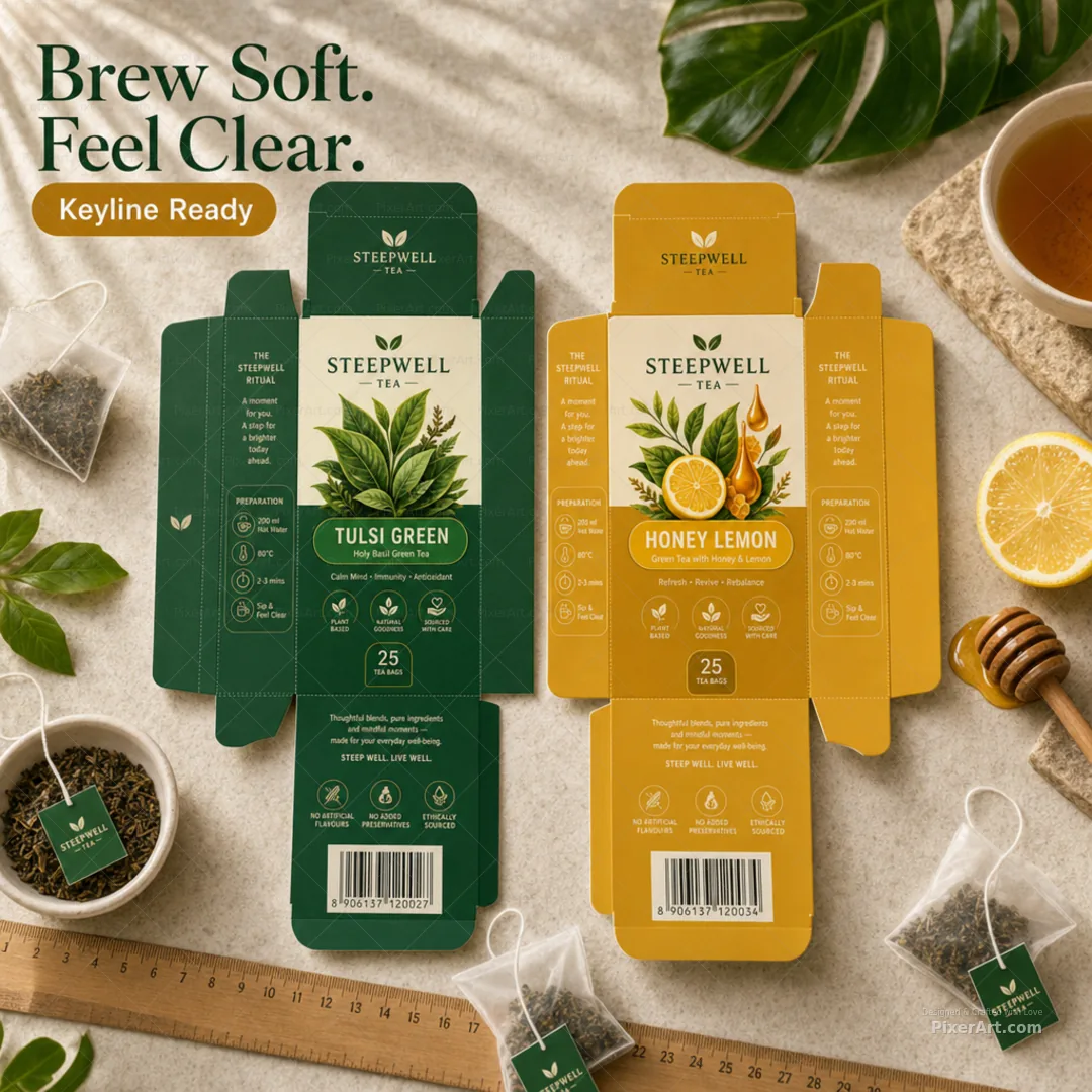 Steepwell Tulsi & Honey Lemon Tea Bags