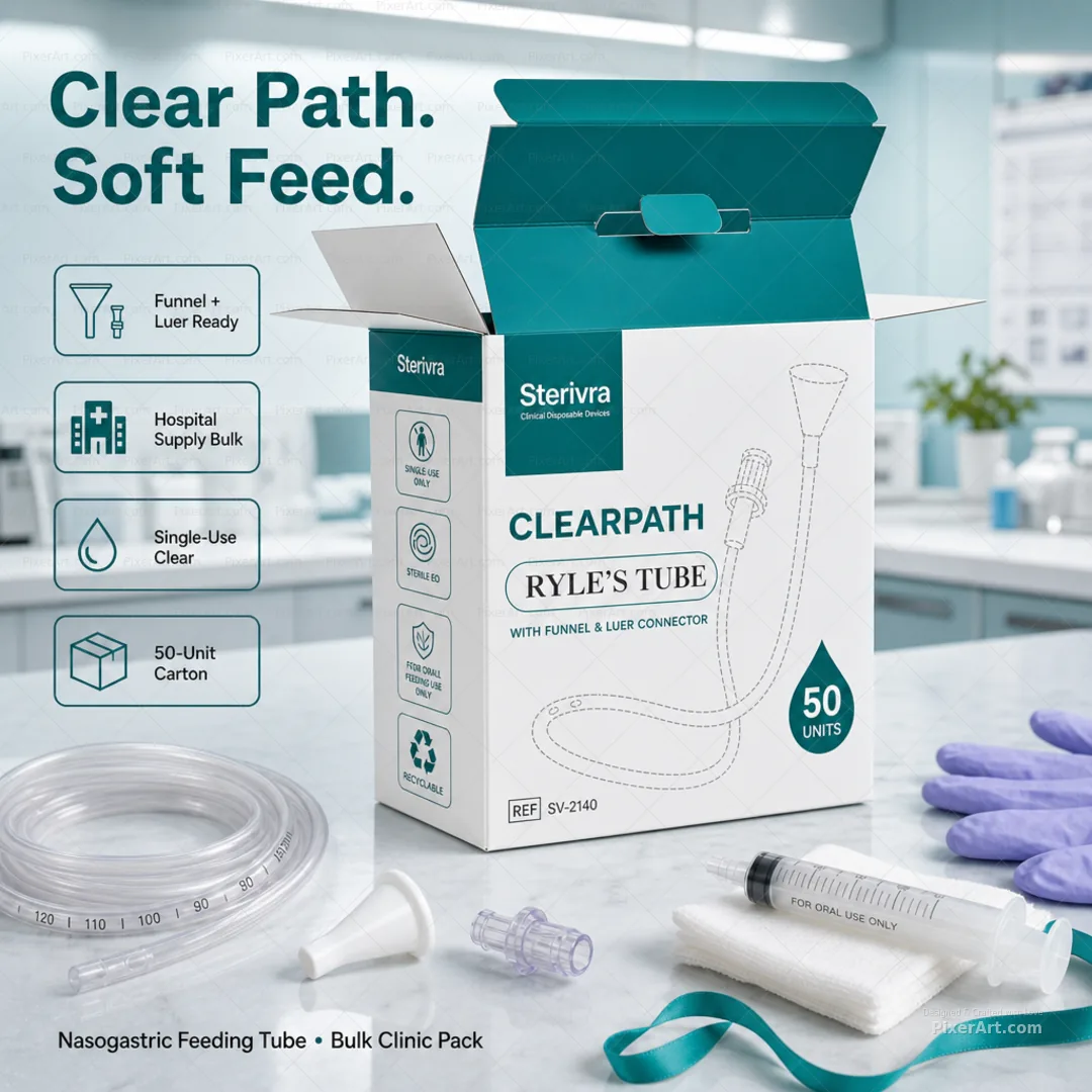 Sterivra ClearPath Ryle's Tube