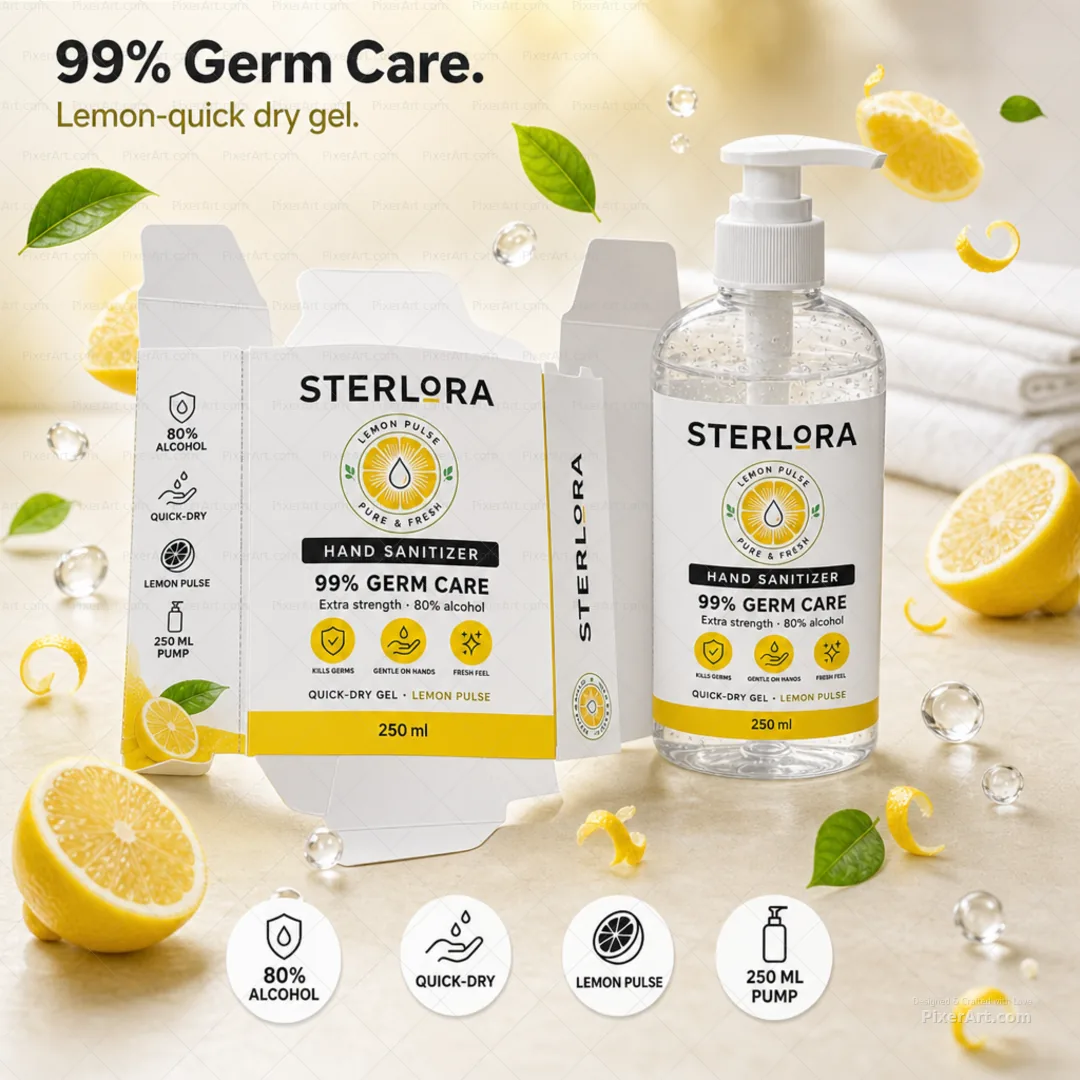 Sterlora Lemon Pulse Hand Sanitizer