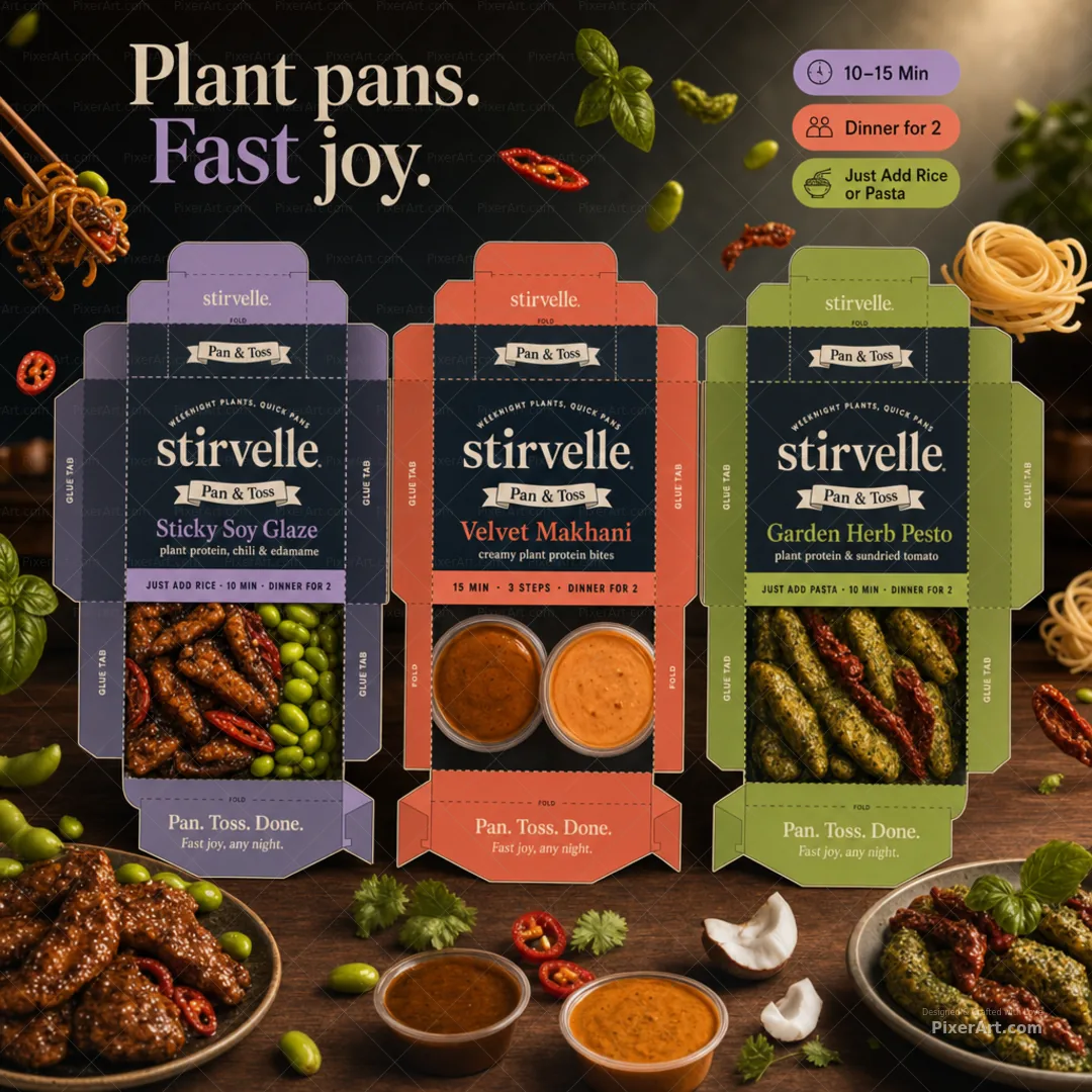 Stirvelle Plant Dinner Kit Trio