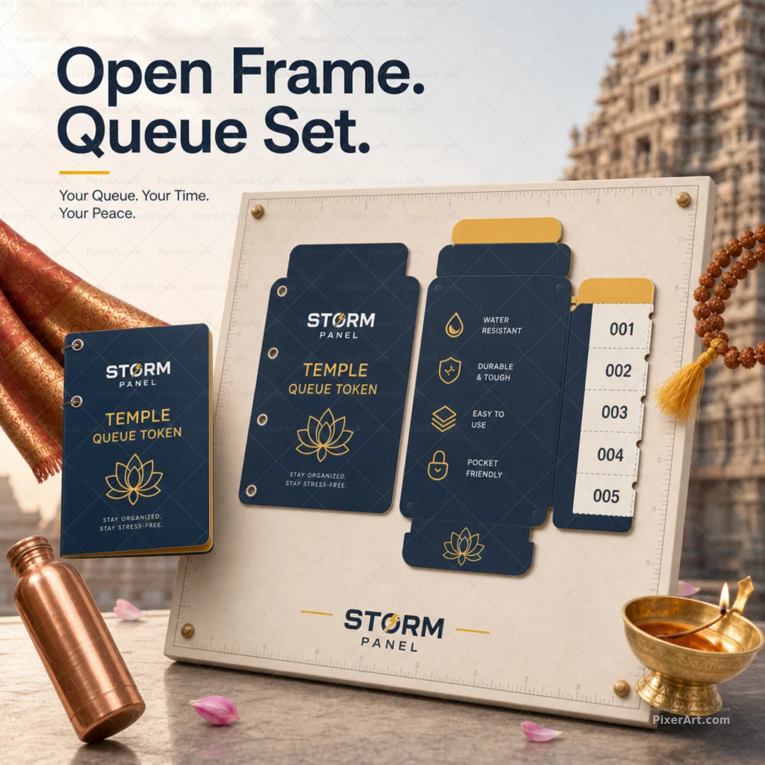 Open frame mockup