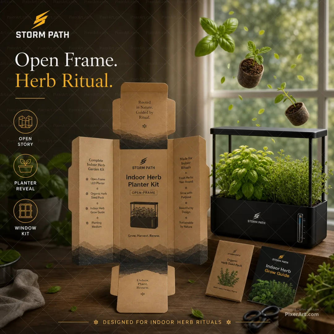 Open frame mockup