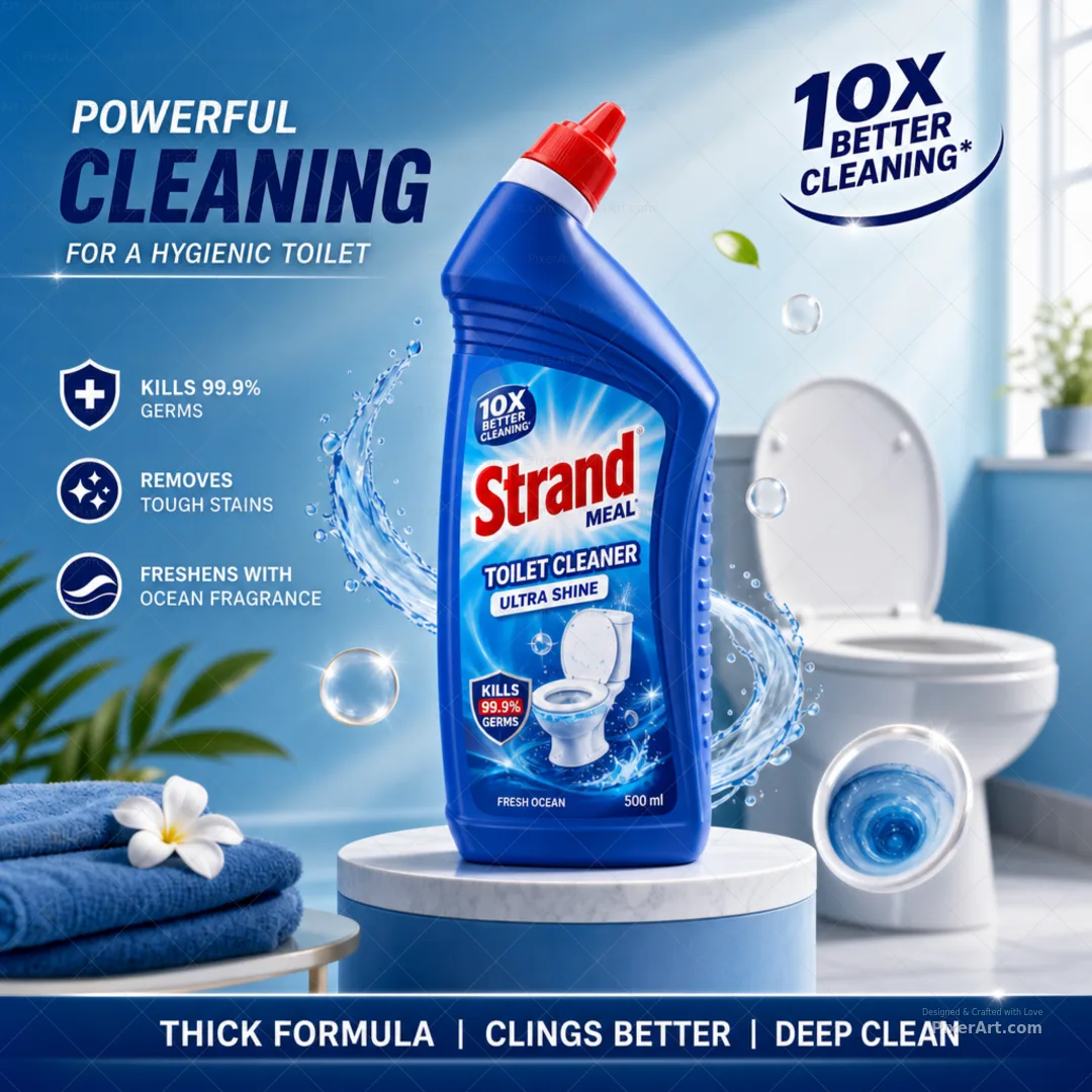 Strand Meal Toilet cleaner bottle