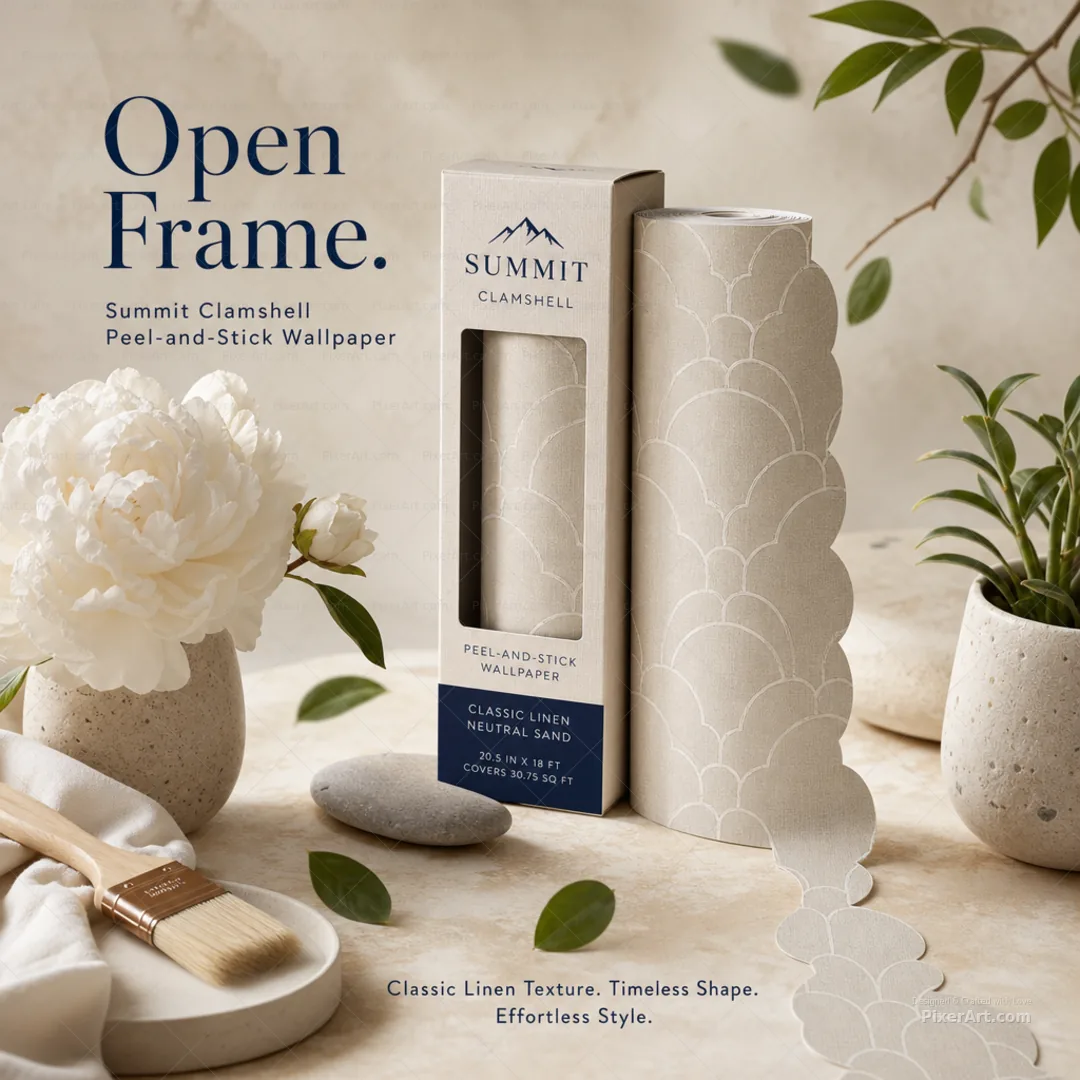 Open frame mockup