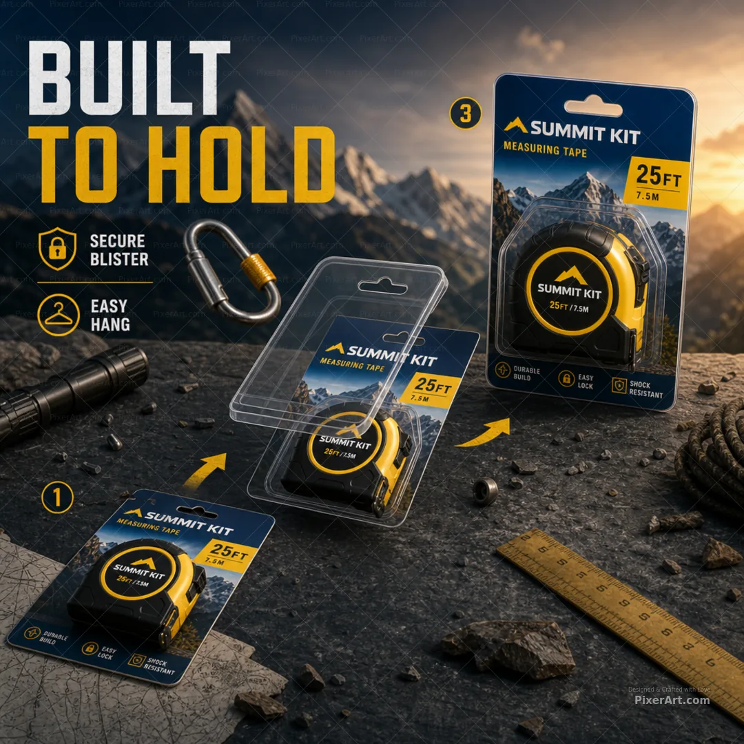 Summit Kit Measuring Tape Blister Card