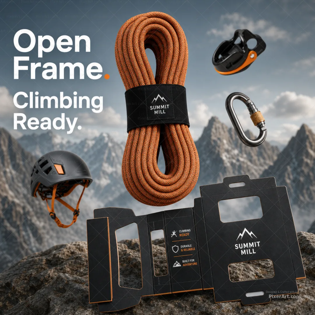 Open frame mockup