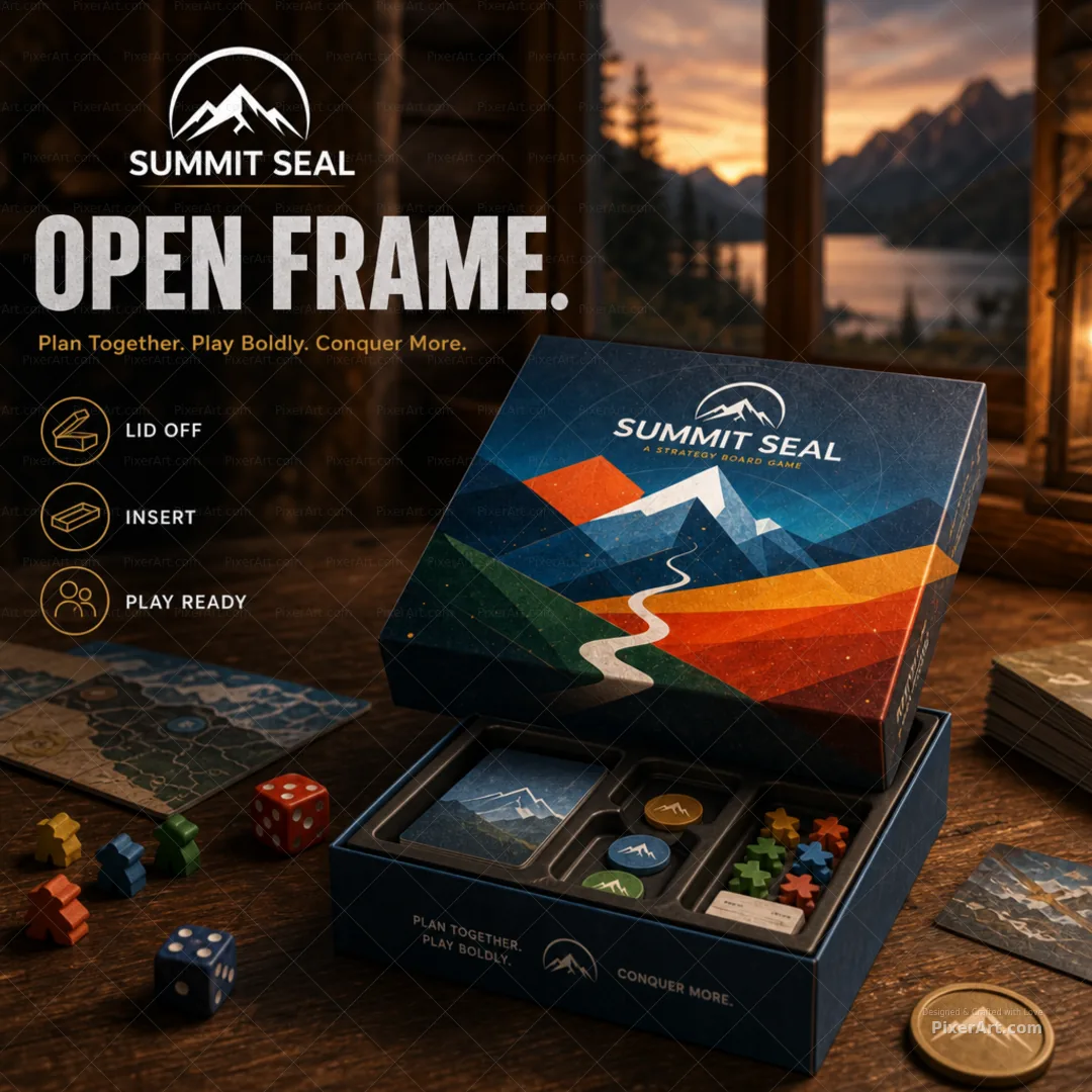 Open frame mockup