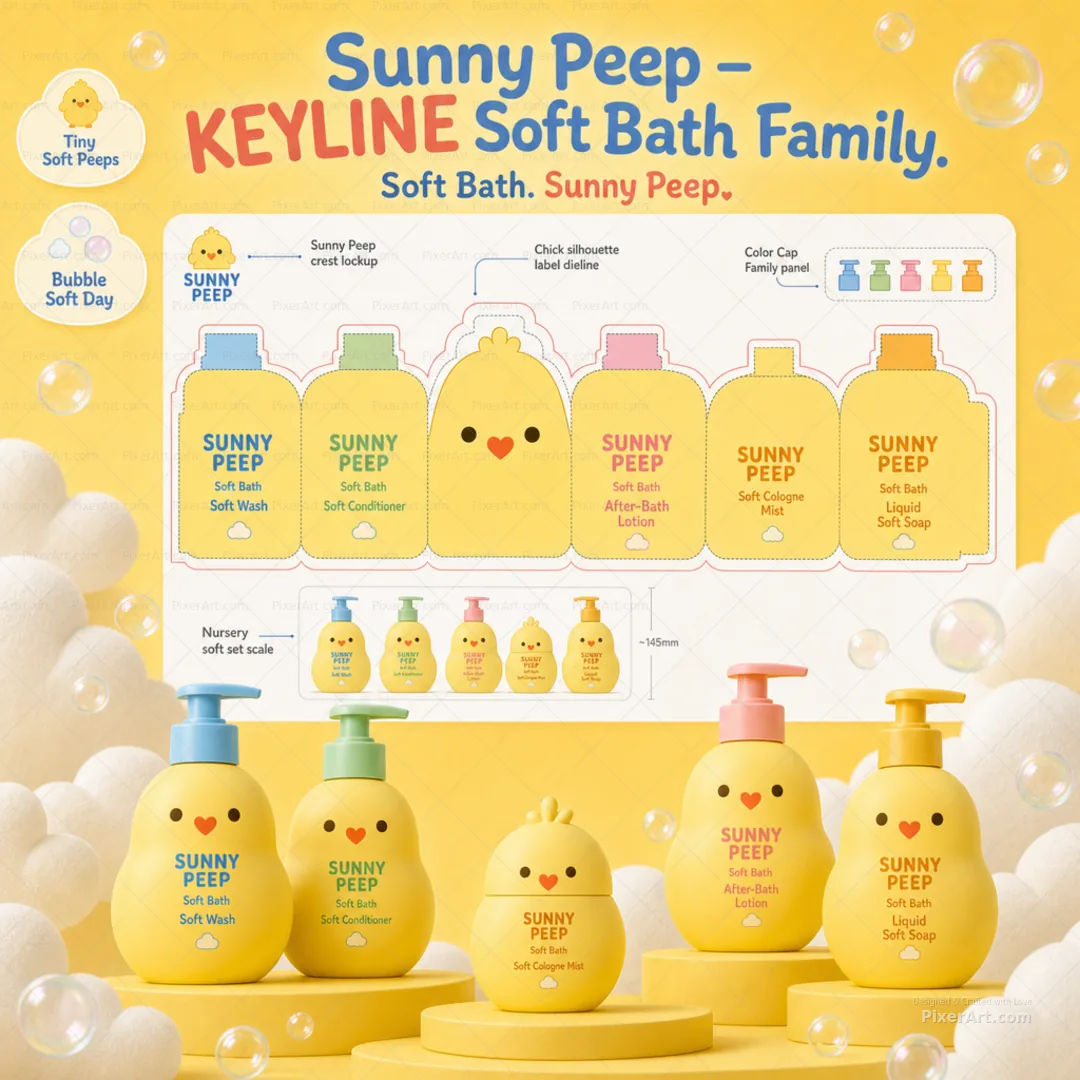 Sunny Peep Soft Bath Family