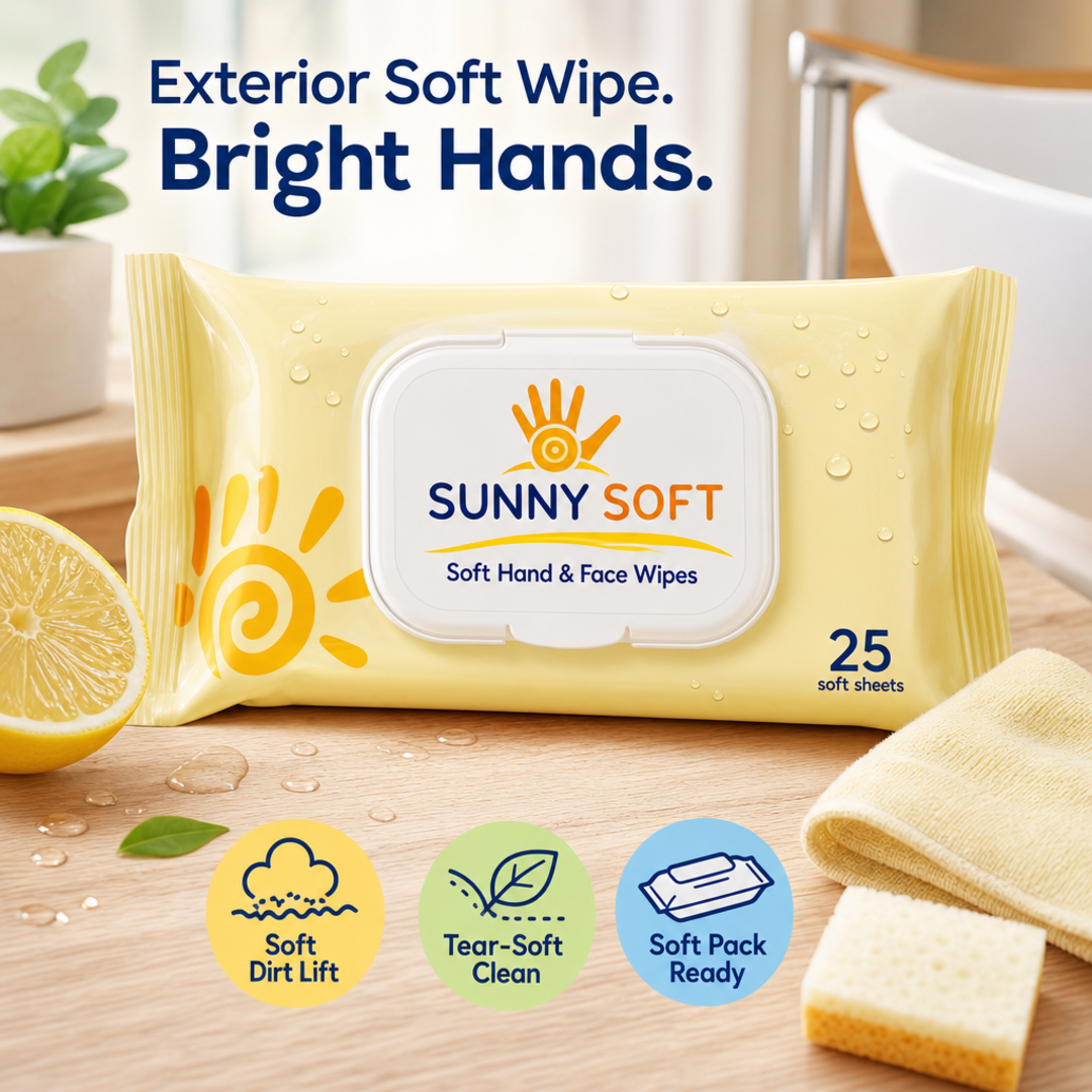 Sunny Soft Hand & Face Wipes
