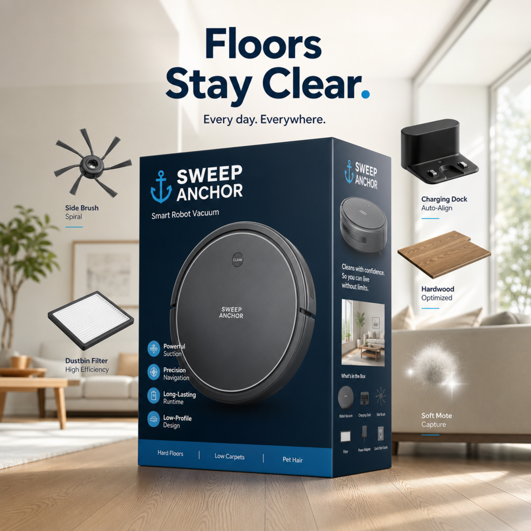 Sweep Anchor Robot Vacuum Shipper