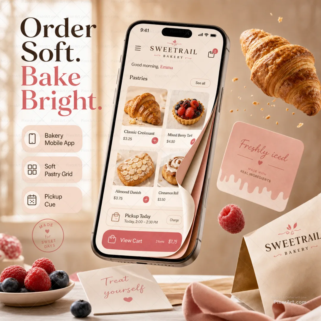 SweetRail Bakery Mobile App