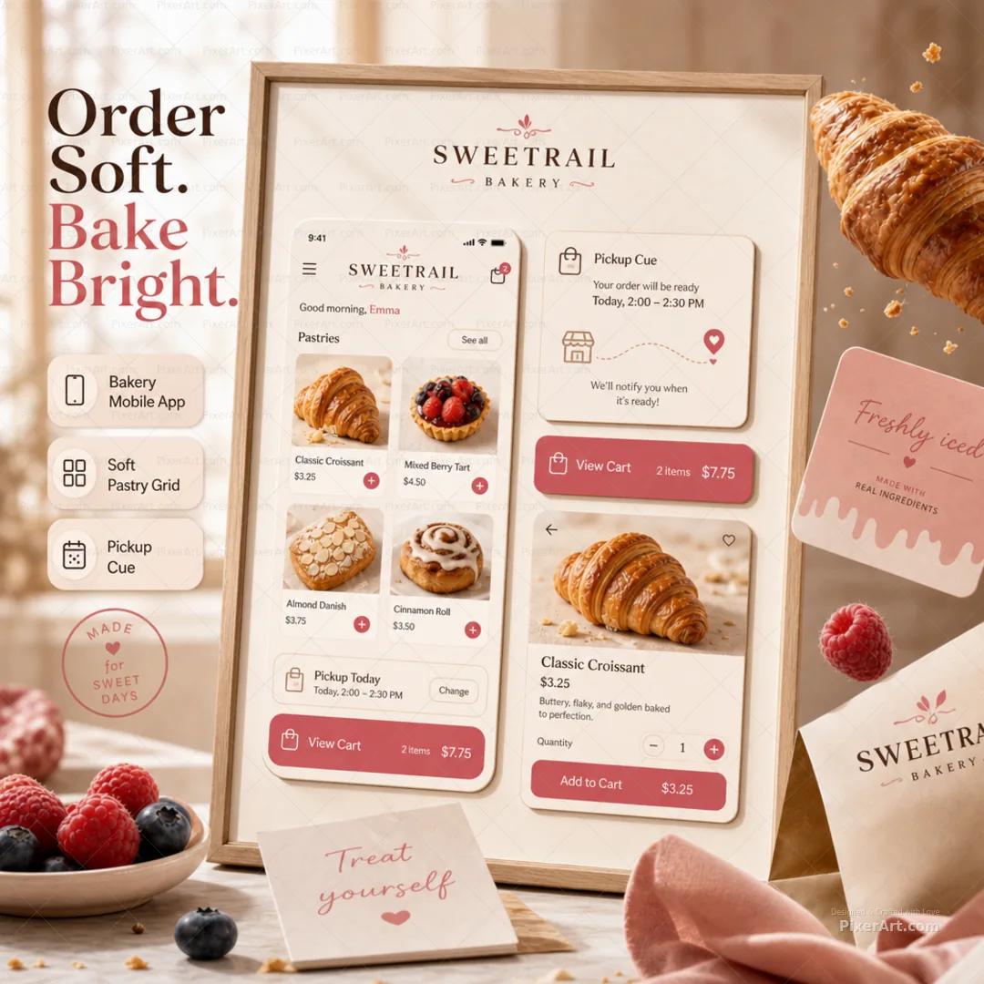 SweetRail Bakery Mobile App
