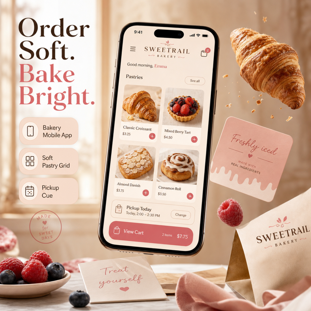 SweetRail Bakery Mobile App