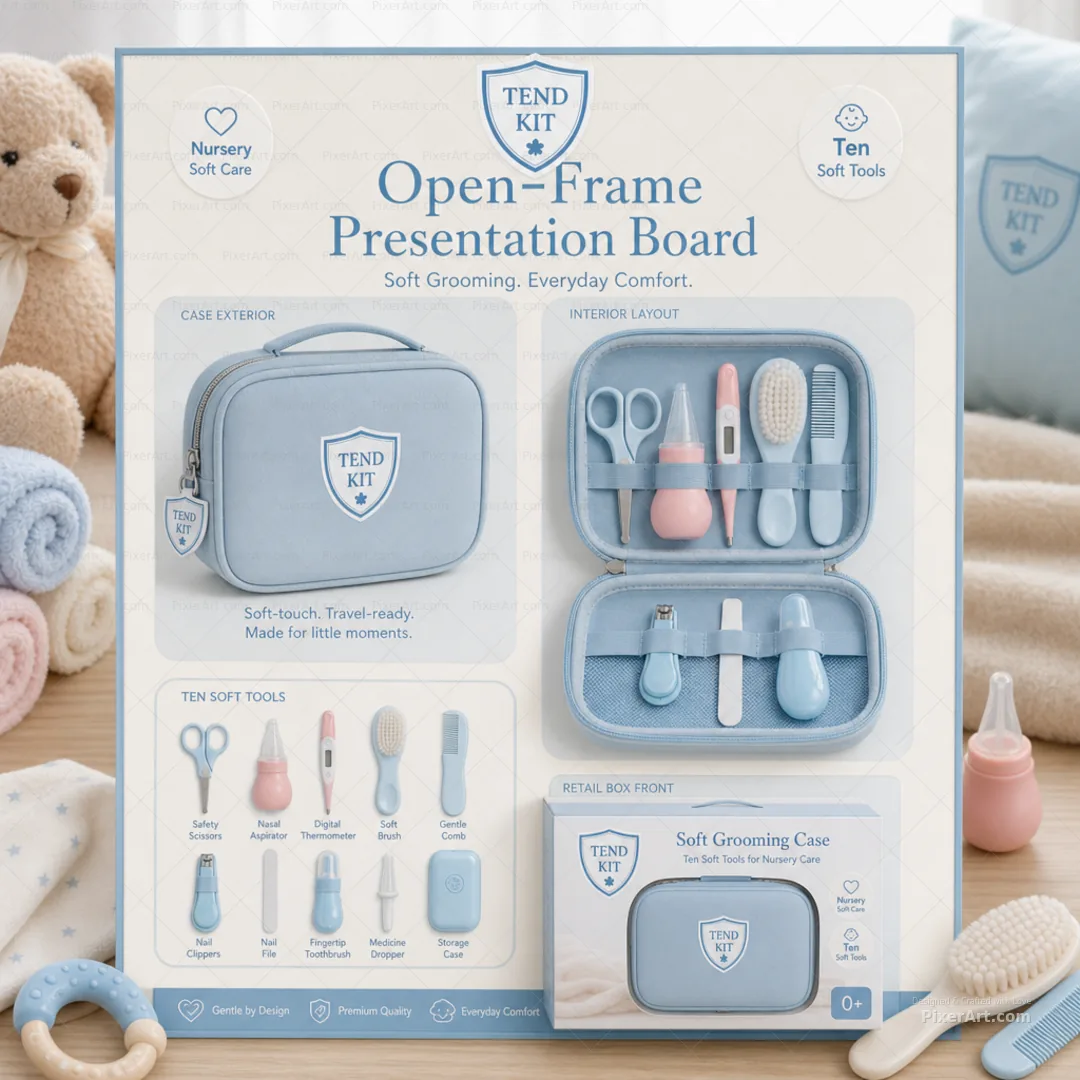 Open frame mockup