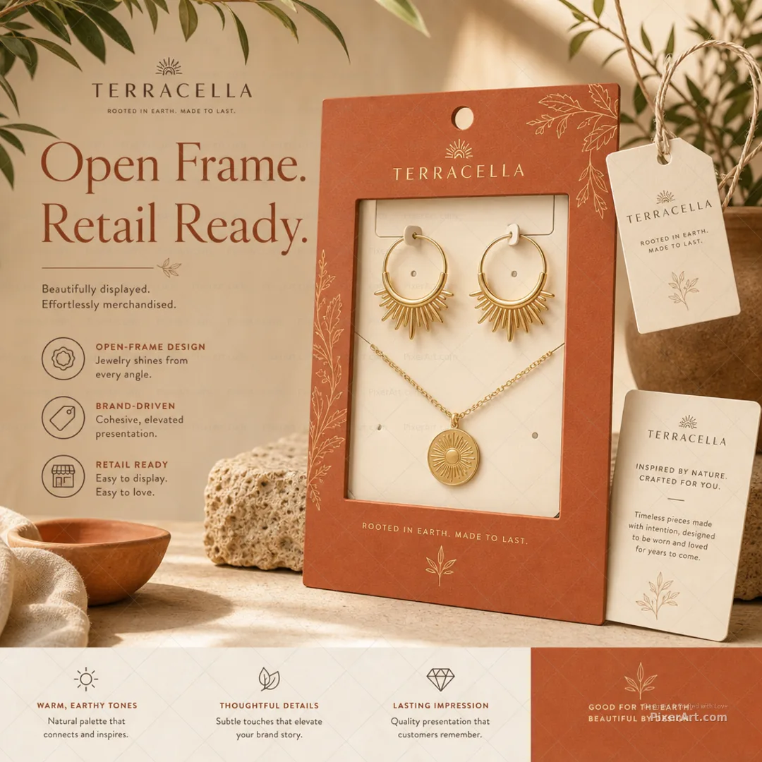 Terracella Accessories Display Cards