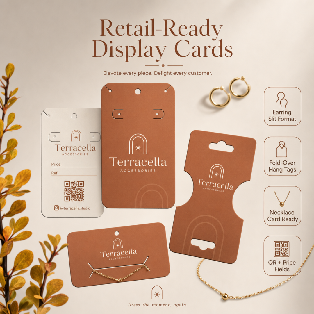 Terracella Accessories Display Cards