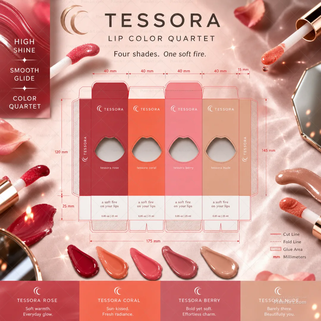 Tessora Lip Color Quartet