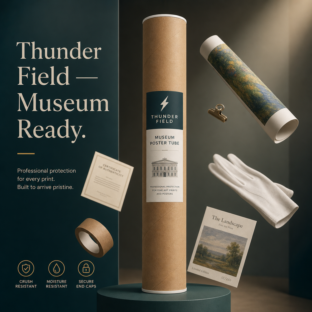 Thunder Field Museum Poster Tube Mailer