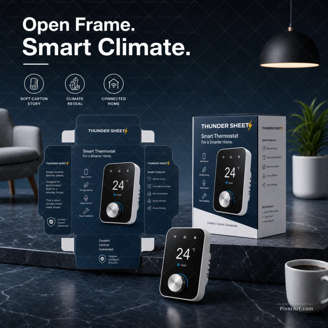 Open frame mockup