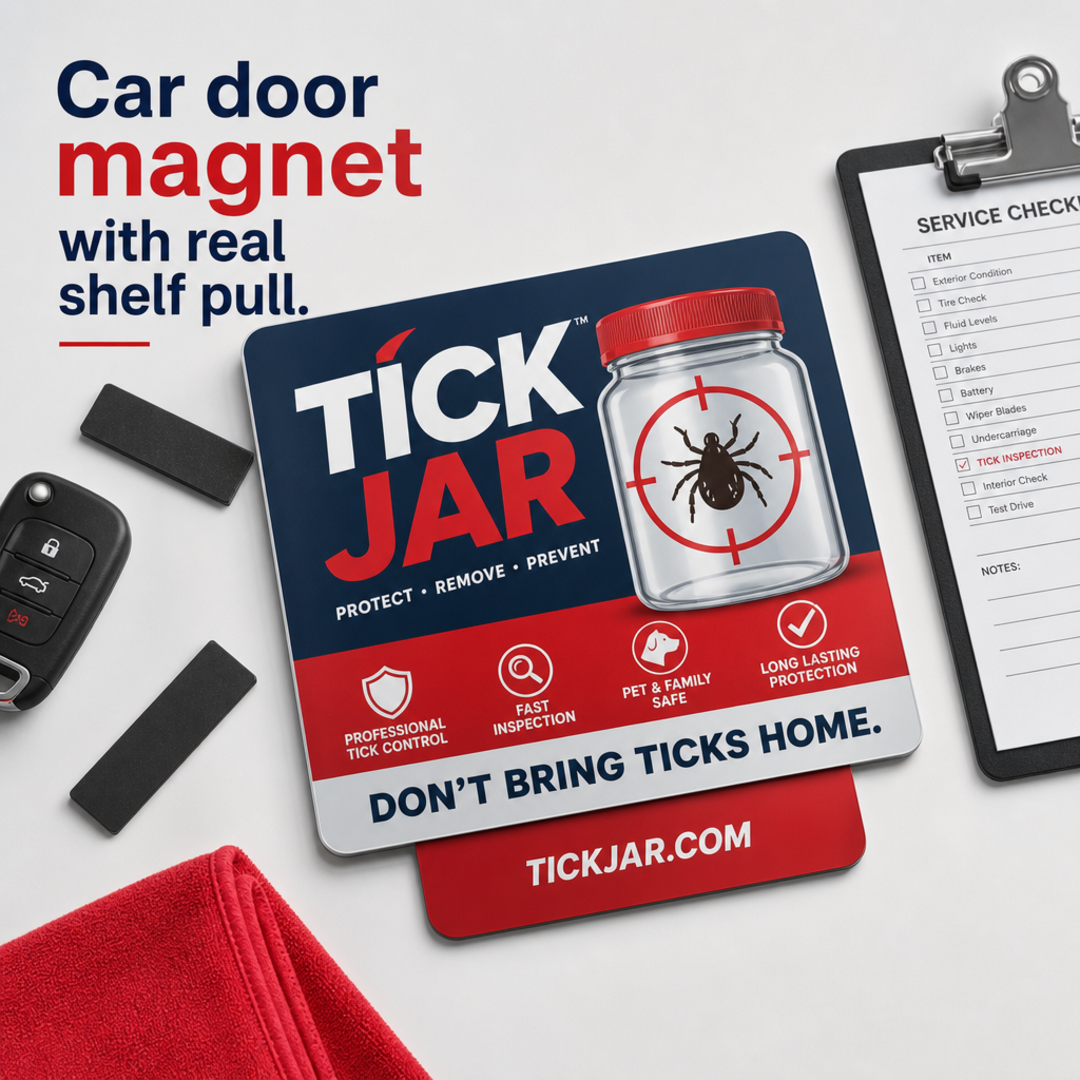 Tick Jar Car door magnet