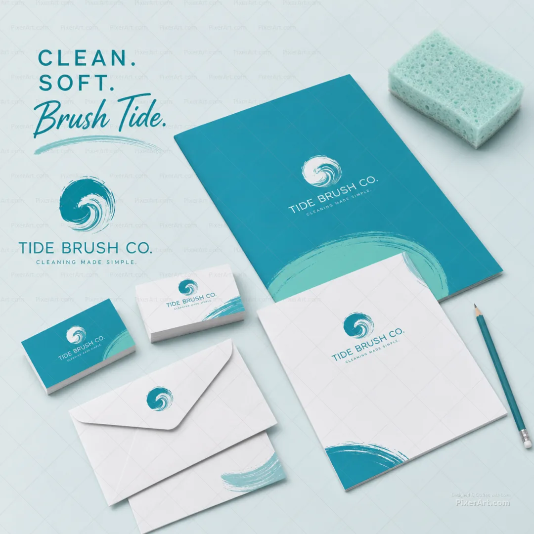 Tide Brush Cleaning Stationery