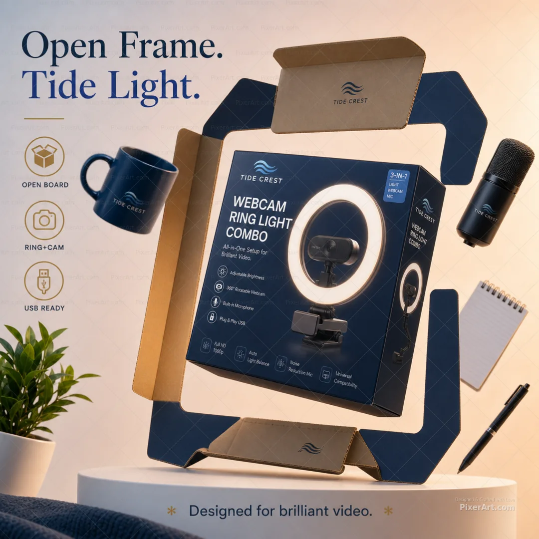 Open frame mockup