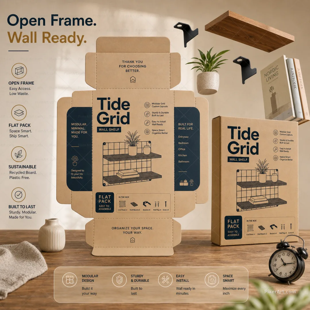 Open frame mockup