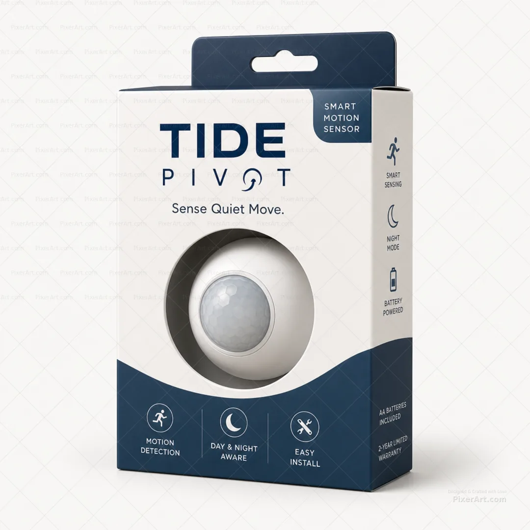 Tide Pivot Motion Sensor Carton