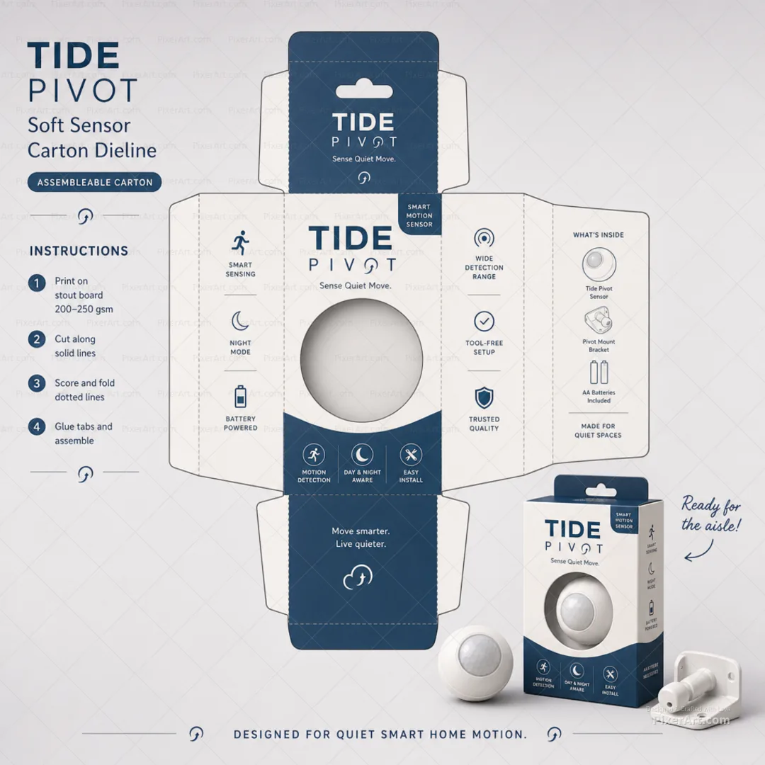 Tide Pivot Motion Sensor Carton