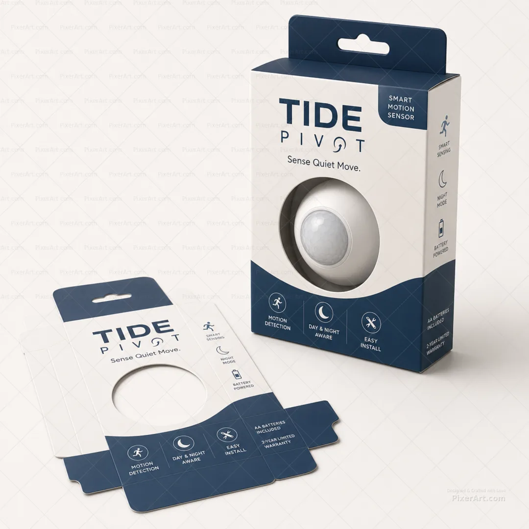 Tide Pivot Motion Sensor Carton
